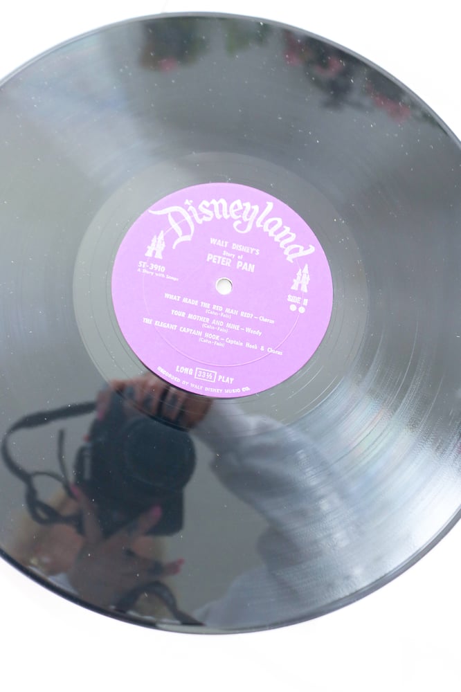 Image of Vintage 1968 Disney Magic Mirror Peter Pan Record with Book