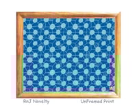 Image 1 of RnJ_PolkaDotLace_Blue UnFramed Print