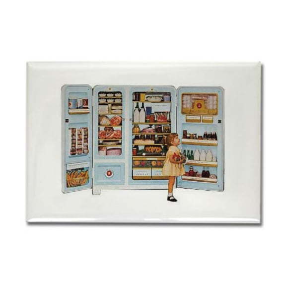 Refrigerator Magnet - Baby Blue