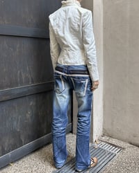 Image 3 of (S) DISTRESSED DENIM JEANS NO. 2