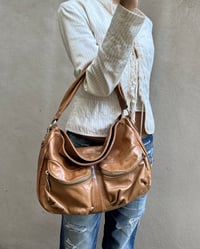 Image 11 of TAN LEATHER SHOULDER BAG