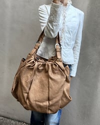 Image 16 of ITALIAN LARGE BRONZE LEATHER BAG