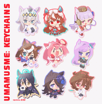 Image 1 of UMAMUSUME KEYCHAINS