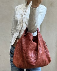 Image 2 of FURLA RUSTY RED LEATHER BAG