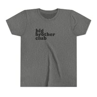 Image 1 of Big Brother Club Youth Tee – Cute Big Brother Announcement Shirt