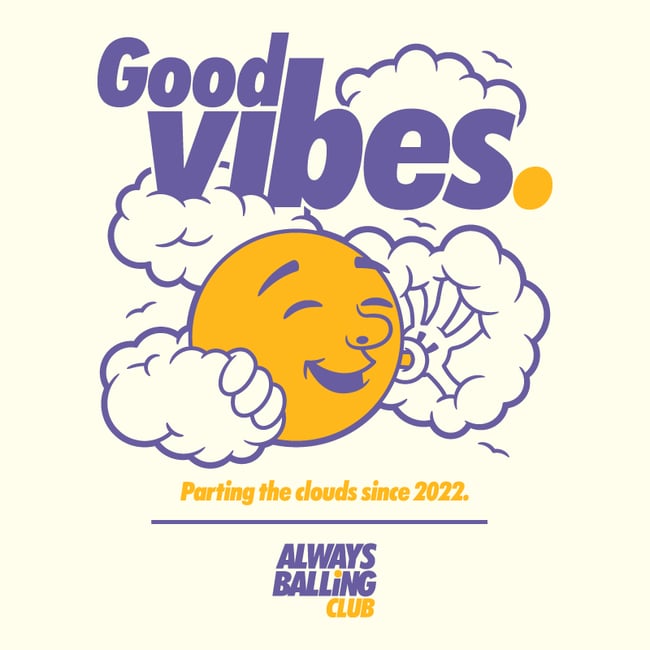 Good Vibes 2 tee (off-white)