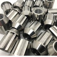 Image 2 of #1212 1/2 inch FORD - CNC Titanium Nuts.