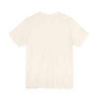 Image 5 of Bunny holding tulip - ADULT Unisex Jersey T-Shirt | Bella+Canvas® 3001