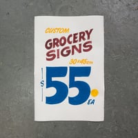Image 1 of Custom Grocery Sign Batch 3