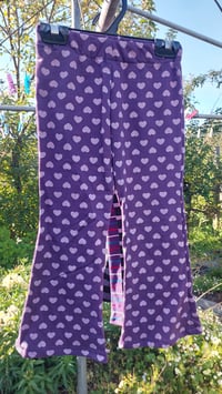 Image 2 of Kids flares size 4  - purples