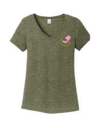 Image 1 of KCC Donut Kids Club V-neck Tri-Blend (Adult)