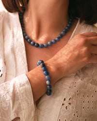 Image 2 of Collar Cuarzo azul