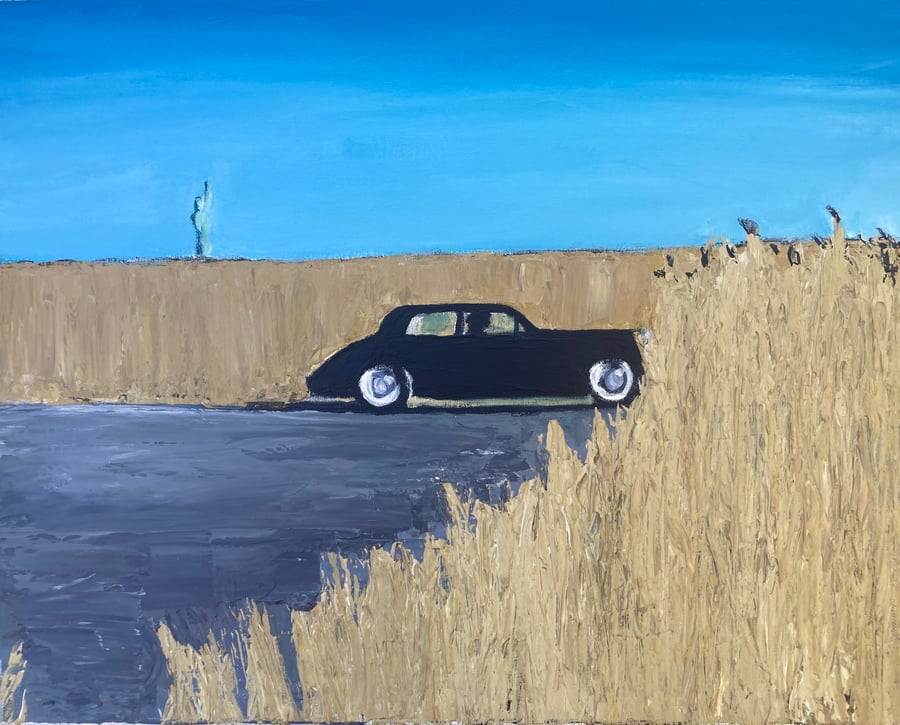 Image of Leave the gun take the cannoli (original on canvas).