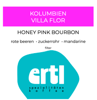 Image 1 of Kolumbien - Villa Flor - Pink Bourbon Honey - Filter