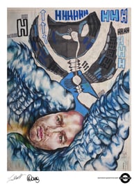 Image 1 of A3 Giclée Art Print — INCUBUS MORTUUS EST — collaboration with Tracy Watt and Marc Craig