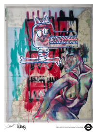 Image 1 of A3 Giclée Art Print — ZEUS VISITS… — collaboration with Tracy Watt and Marc Craig