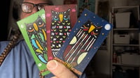 Tiny Free Verse Owls / 3-Piece Micro Art Set & Zine Series, Vol. 2 / #53 of 65
