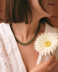 Image 1 of Collar Cuarzo verde