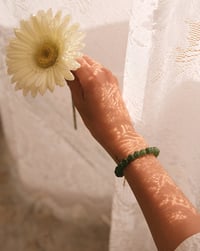 Image 1 of Pulsera Cuarzo verde