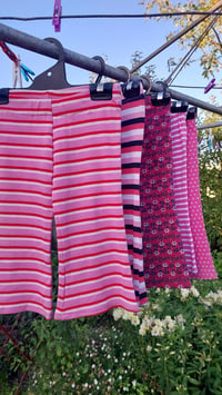 Image 1 of Kids flares - size 2 red and pink shades