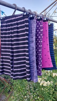 Image 1 of Kids flares - size 2 purple and pink shades