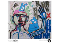 Image 1 of A3 Giclée Art Print — TALKING TO… — collaboration with Curtis Creationz and Marc Craig