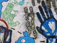 Image 3 of A3 Giclée Art Print — TALKING TO… — collaboration with Curtis Creationz and Marc Craig