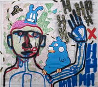 Image 1 of TALKING TO… — original artwork — collaboration with Curtis Creationz and Marc Craig