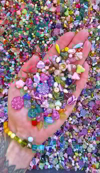 Image 3 of 350gram Luxury Czech Glass & Gemstone Bead Mix