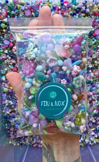 Image 4 of 350gram Luxury Czech Glass & Gemstone Bead Mix