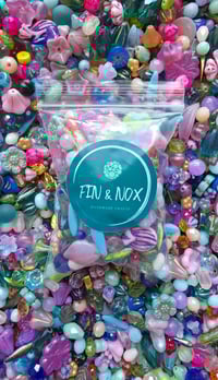 Image 3 of 120gram Bag Luxury Czech Glass & Gemstone Bead Mix