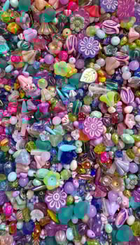Image 4 of 120gram Bag Luxury Czech Glass & Gemstone Bead Mix