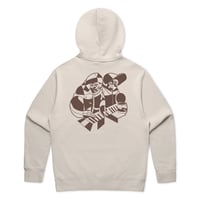 Image 2 of Traz & Discourse - Stained Ivory Hoodie