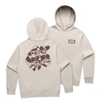 Image 1 of Traz & Discourse - Stained Ivory Hoodie