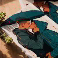 Image 3 of M&N Pixelated Kisses A3 PRINT 