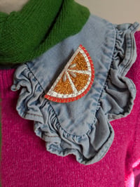 Image 1 of Orange Slice Brooch