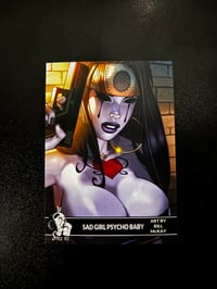 Image 1 of Sad Girl 8 COLLECTOR CARD & STICKERS