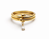 Image 1 of The Lyra Charm Ring