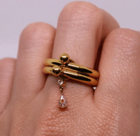 Image 2 of The Lyra Charm Ring