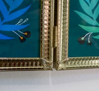 Image 5 of Truce Diptych in gold frame