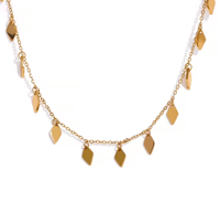 The Rhombus Fringe Choker