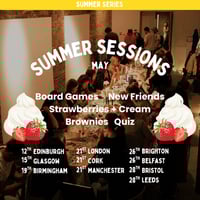 Image 1 of Summer Sessions: Board Games, Brownies, Strawbs + Cream, May, 7-9pm, All Cities