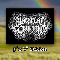 BFC Death Metal Logo Sticker