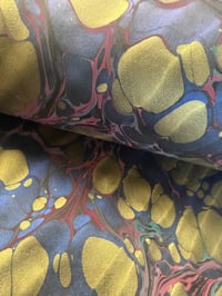 Image 6 of TWO of a kind hand marbled paper  - 'Discotheque'