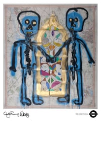 Image 1 of A3 Giclée Art Print — THE CORBY PORTAL — collaboration with Carolyn Raming and Marc Craig