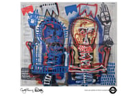 Image 1 of A3 Giclée Art Print — THE KING AND… — collaboration with Carolyn Raming and Marc Craig