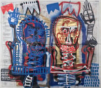 Image 1 of THE KING… — original artwork — collaboration with Carolyn Raming and Marc Craig