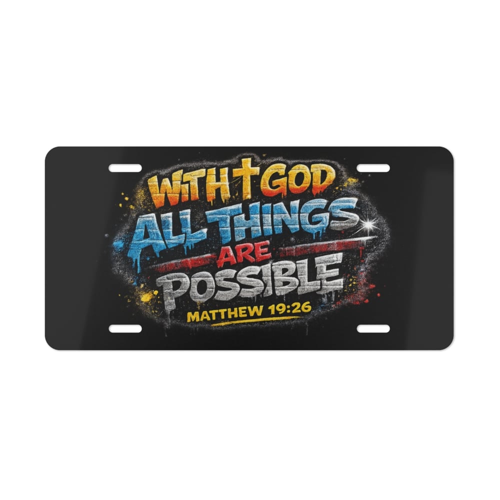 Image of Vanity Plate-cd364507
