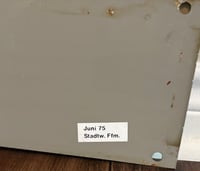 Image 4 of Vintage (ca. 1970s) German (Aluminum) City Bus Stop Sign - Frankfurt am Main