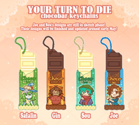 Image 1 of Choco bar keychains ✦ Your Turn to Die